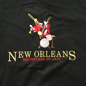 Embroidered New Orleans Jazz t-shirt